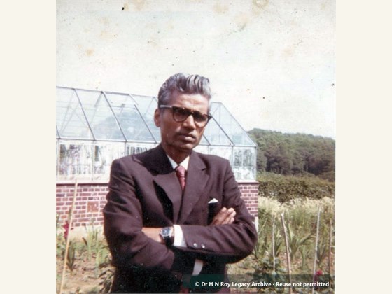Dr H N Roy 3 1972 in Ilse of White England