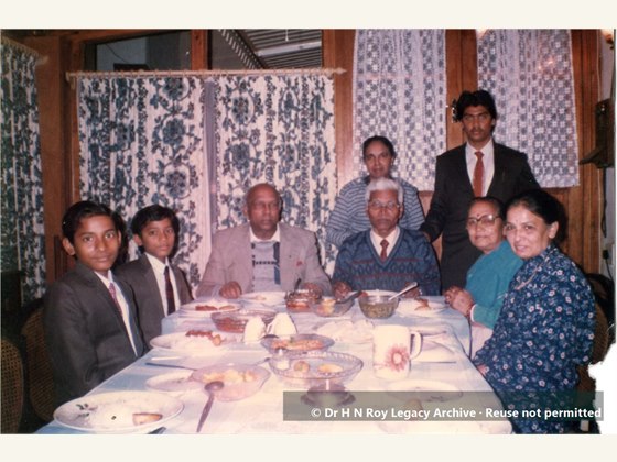 Dr H N Roy with family and friends in South Africa 3