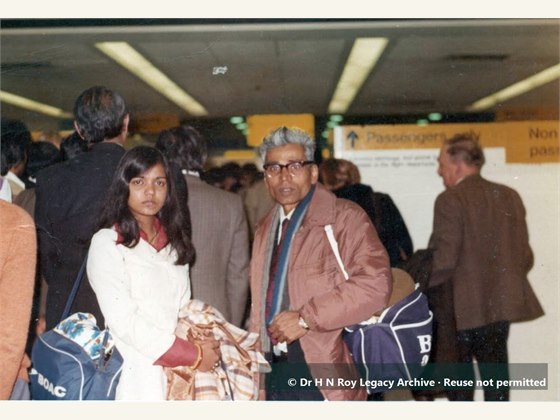 Dr H N Roy with Usha Roy
