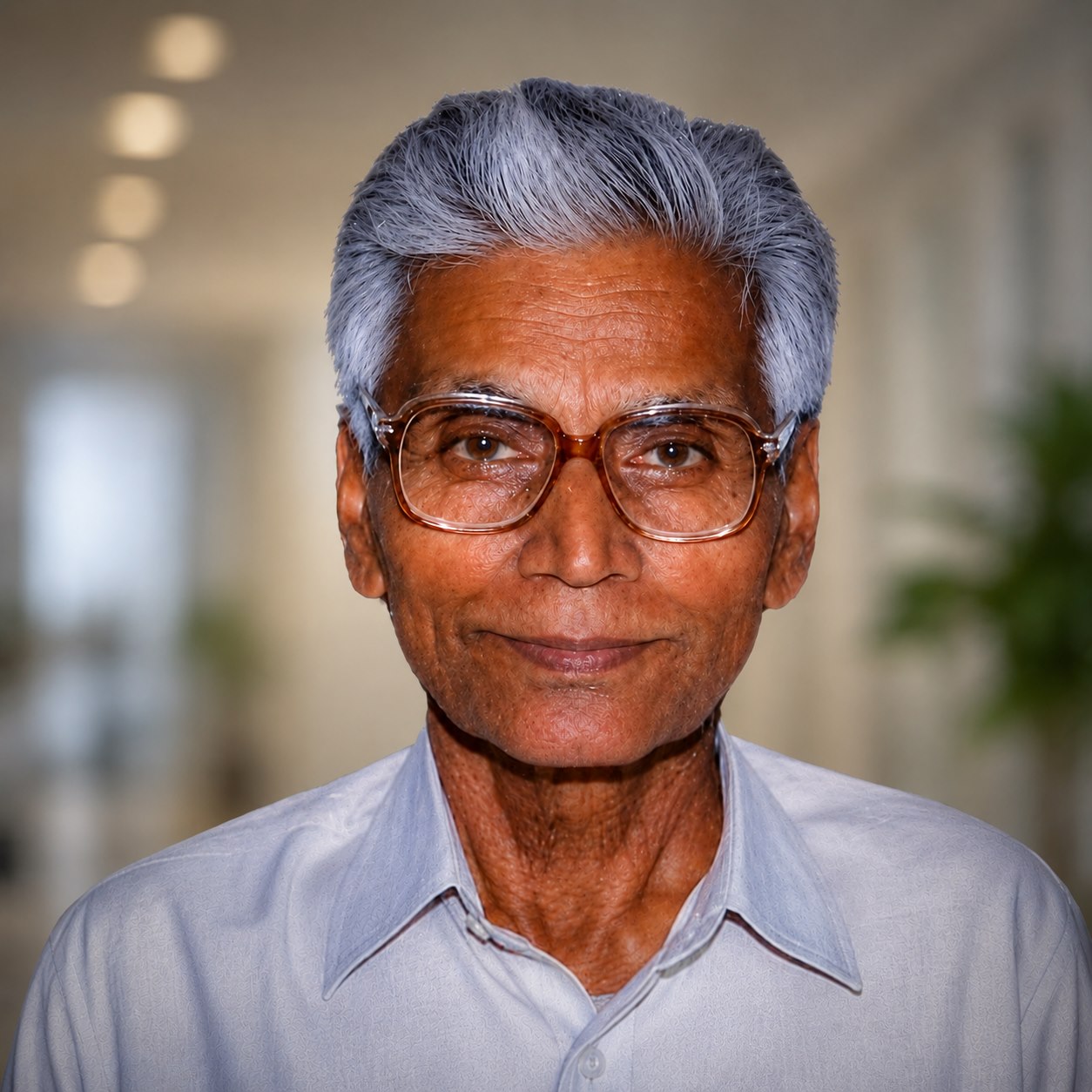 Portrait of Dr H N Roy.